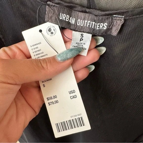 UO Everly Mesh Midi Slip Dress NWT - Picture 6 of 7